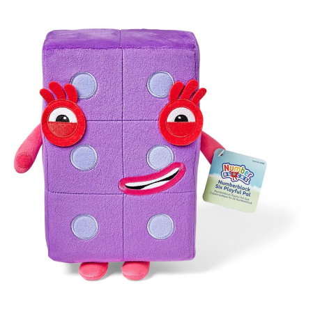 Jocuri educative - Mascota din plus Numberblocks - Sase
