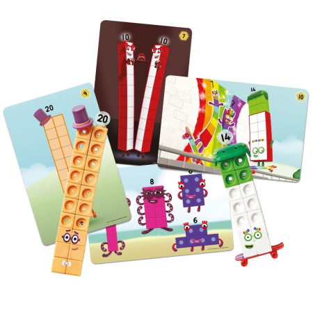 MathLink®Cubes Numberblocks in engleza Set de activitati de la 11 - 20 [2]