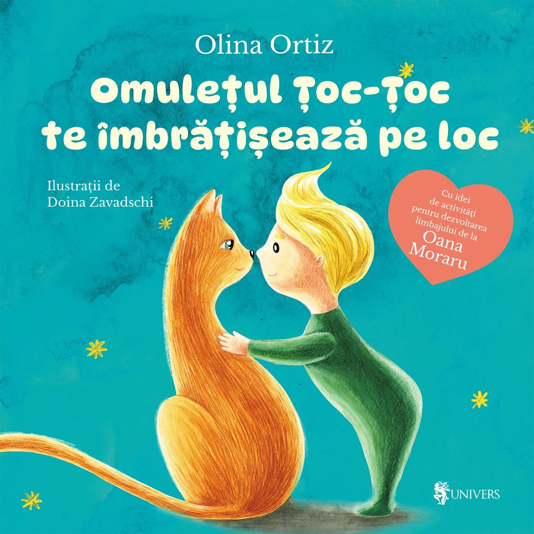 Cărți Olina Ortiz - Omulețul Țoc-Țoc te îmbrățișează pe loc