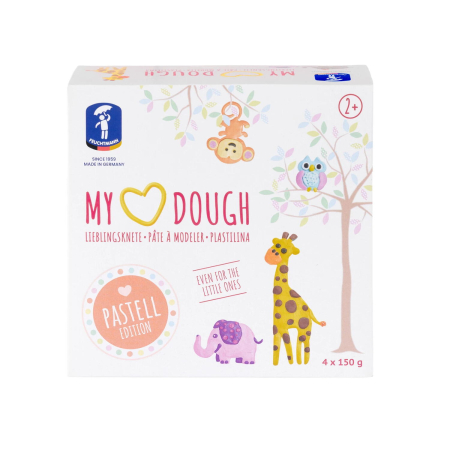 Plastilina si modelaj - Plastilina My Heart Pastel - 4 x 150 gr.