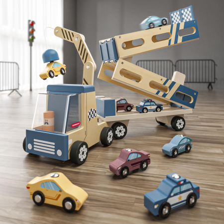 Primul meu camion cu platforma auto [10]