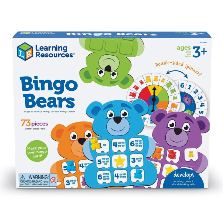 Jocuri educative - Primul meu joc de Bingo - Ursuletii veseli