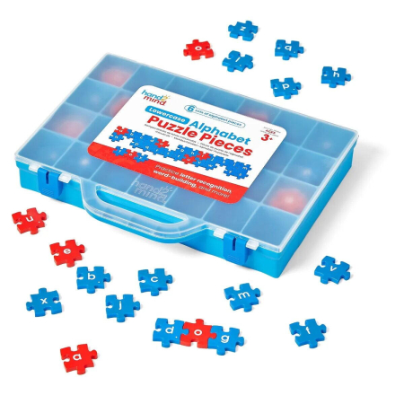 Pentru clasa - Puzzle alfabet - litere mici