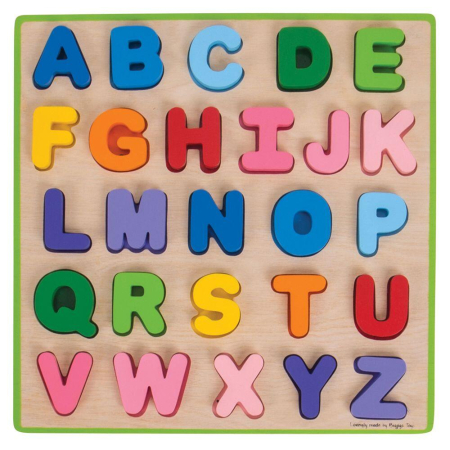 Puzzle - Puzzle colorat - alfabet
