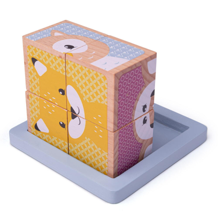 Puzzle cubic - Animalute vesele [2]