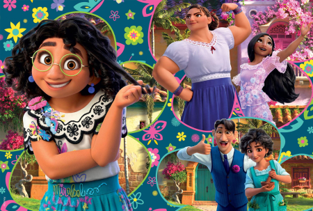 Puzzle de colorat - Encanto (2 x 60 piese) [2]