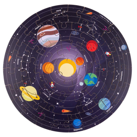 Puzzle - Puzzle de podea 360° - Sistemul solar