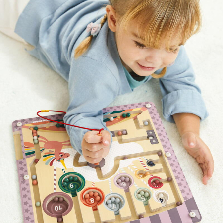 Puzzle - Puzzle labirint - Cursa unicornului fantastic