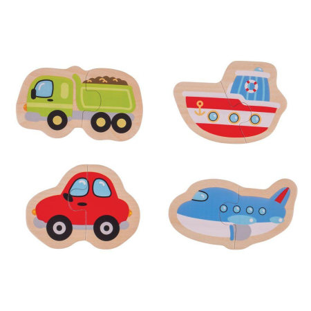 Puzzle - Puzzle - mijloace de transport (8 piese)