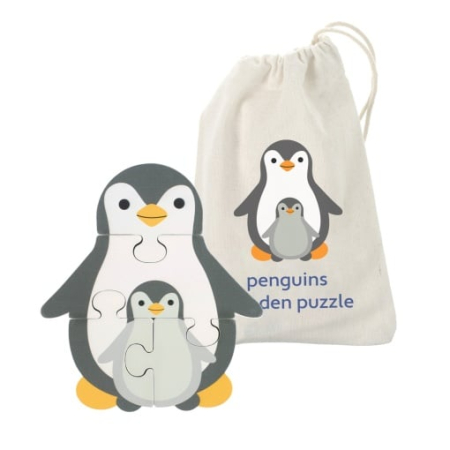 Puzzle Pinguin din lemn, Orange Tree Toys [3]