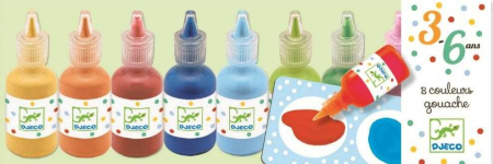 Rechizite - Set 8 Culori guase, Djeco