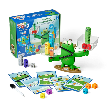 Jocuri matematice - Set activitati cu balanta - Numberblocks® Blockzee™