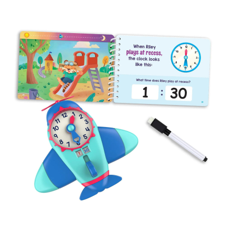 Jocuri matematice - Set activitati cu ceas - E timpul sa invatam