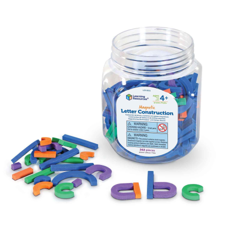 Jocuri de logica - Set constructie magnetic - Litere si cifre
