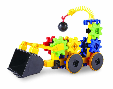Jocuri de construit - Set de constructie - Gears! Primul meu buldozer