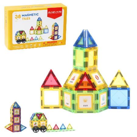 Set de constructie magnetic 3D - 38 piese [2]