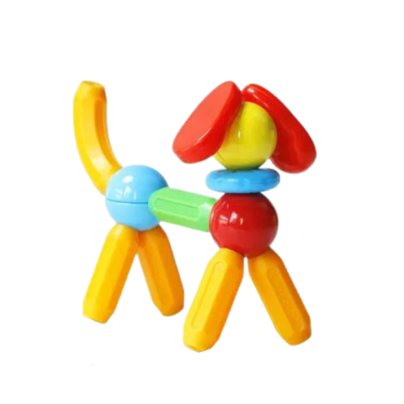 Jocuri și Jucării - Set de constructie magnetic - STICK (26 piese)