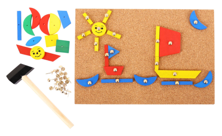 Arta si Creativitate - Set de creatie - Forme din lemn