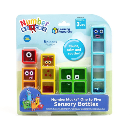 STEM - Set eprubete senzoriale Numberblocks®  - De la 1 la 5