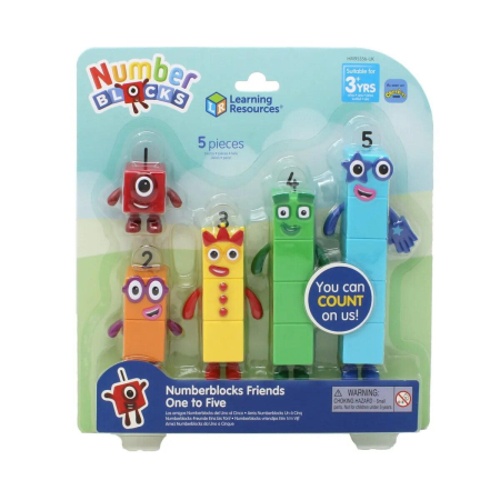 Jocuri educative - Set figurine Numberblocks - De la Unu la Cinci