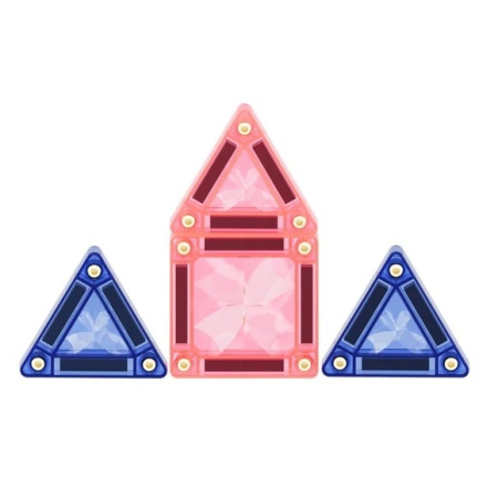 Set magnetic de construit cu placute mici, Cleverclixx [4]