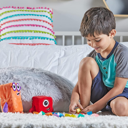 Jocuri matematice - Set mascote din plus Numberblocks - Unu & Doi