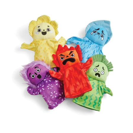 Jocuri de rol - Set papusi de mana - Familia Emotiilor