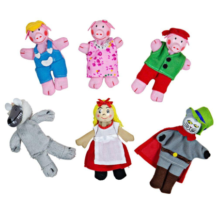 Jocuri de rol - Set papusi degetar - Povestile copilariei