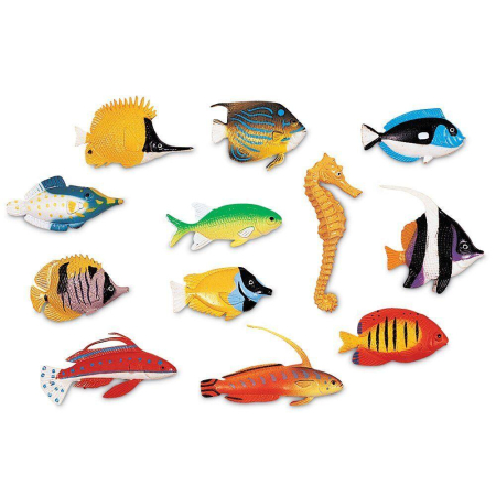 Jocuri matematice - Set pentru sortat - Pestisorii jucausi (60 piese)