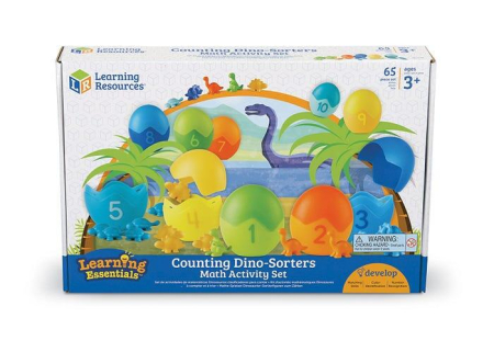 Pentru clasa - Set pentru sortat si numarat - Dinozauri colorati