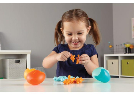 Set pentru sortat si numarat - Dinozauri colorati [4]