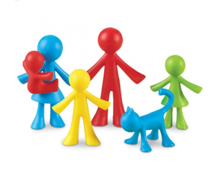 Jocuri matematice - Set pentru sortat si numarat - Familia mea