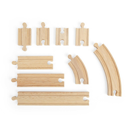Vehicule - Set sine drepte si curbe (24 piese)