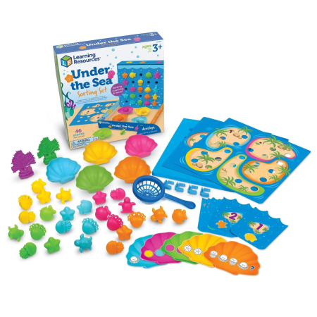 Jocuri matematice - Set sortat si numarat - Oceanul vesel