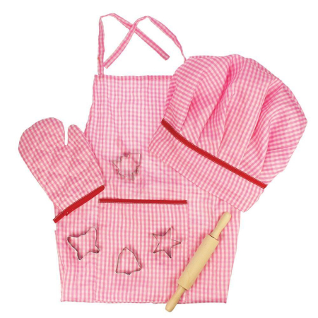 Jocuri de rol - Set sortulet si accesorii roz