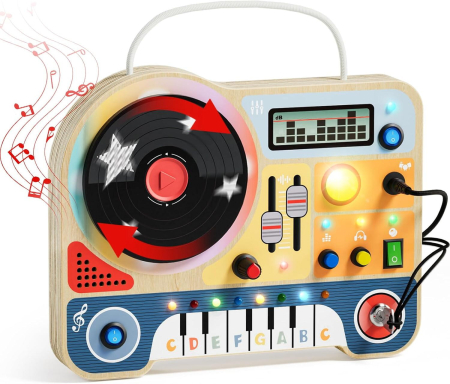 Jocuri de indemanare - Tablita senzoriala - Micutul DJ