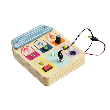Jocuri de logica - Tablita senzoriala - Micutul electrician