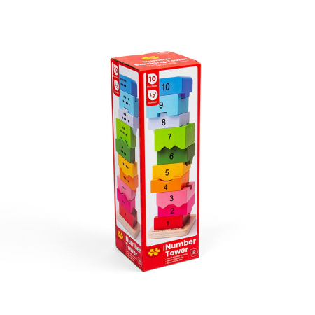 Turnulet din lemn cu numere [4]