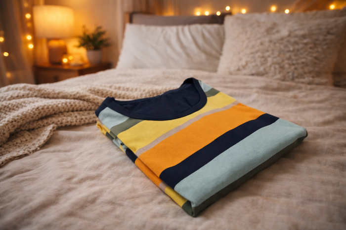 Pijama Bărbați Bleumarin Multicolor [5]