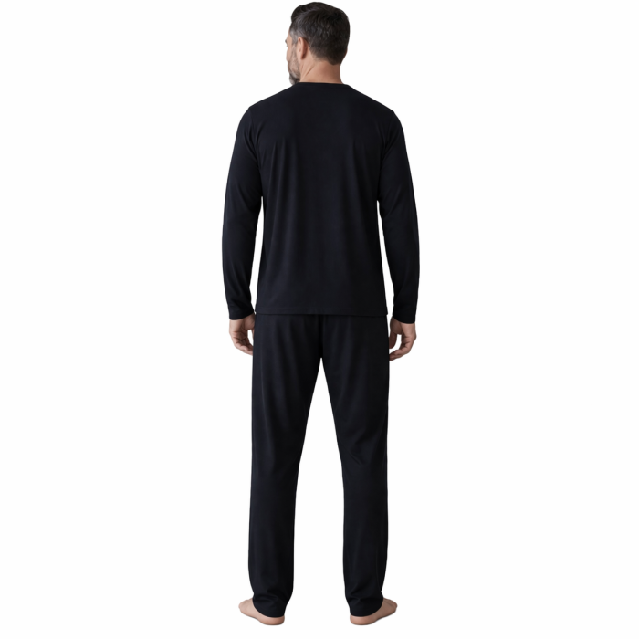 Pijama Bărbați Navy Lila [2]