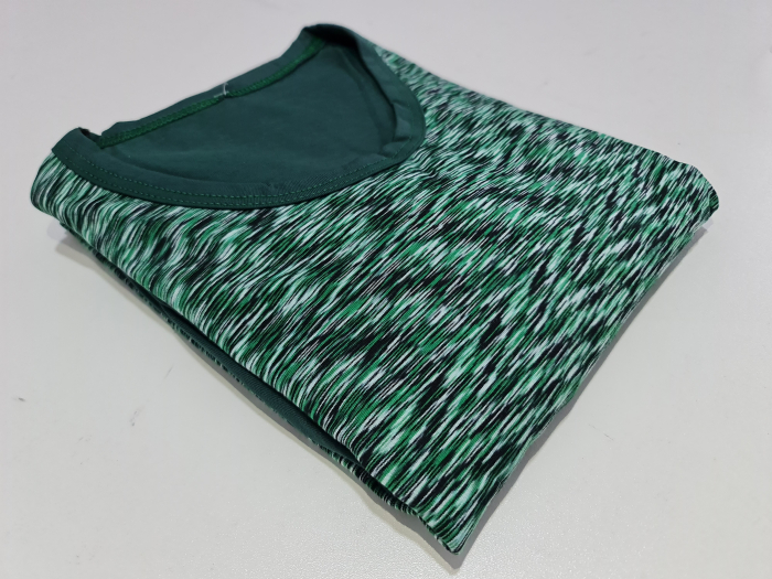 Pijama Bărbați Verde Melanj Bumbac 100% [5]