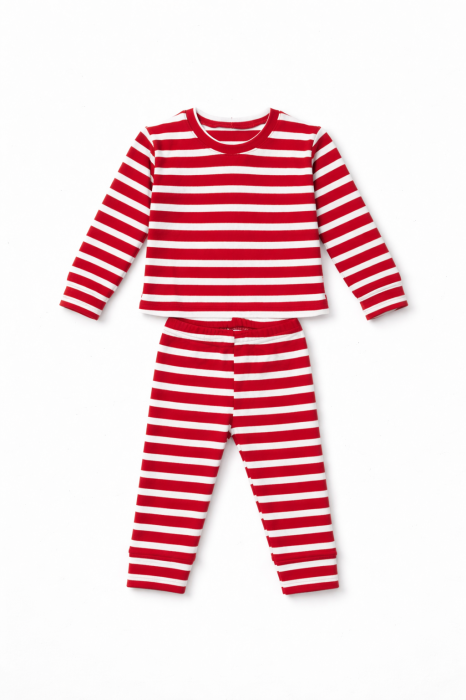 Pijama Bebe  Dunga Roșie  Bumbac [2]
