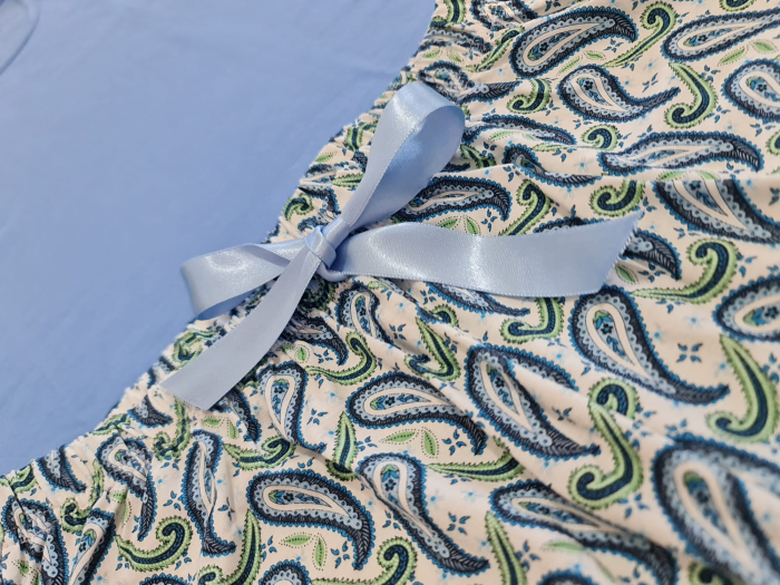 Pijama Damă  Blue Scurtă de Vară [3]