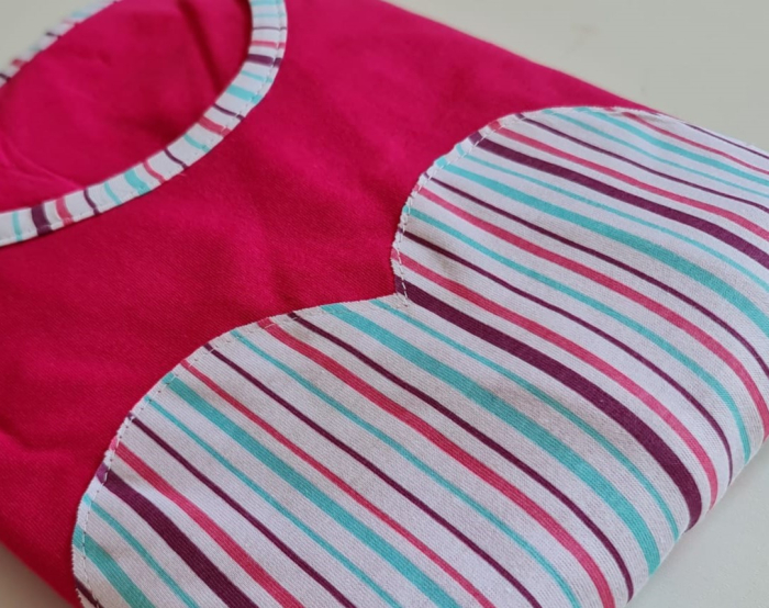 Pijama Damă Ciclam Bumbac 100% [2]