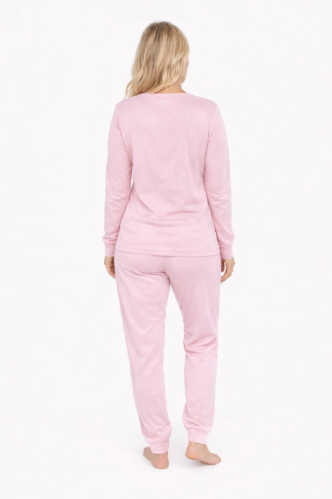 Pijama Damă RIB Roz Bumbac 100% [2]