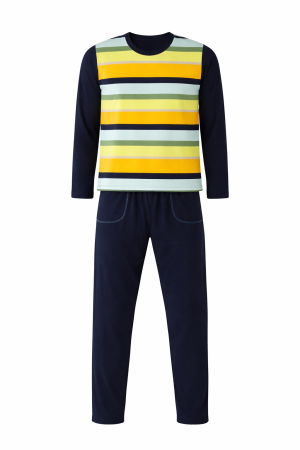 Pijama Bărbați Bleumarin Multicolor [1]