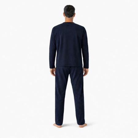 Pijama Bărbați Bleumarin Multicolor [3]