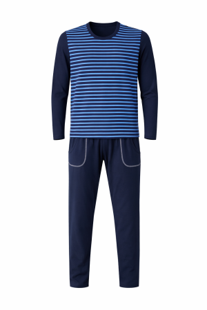 Pijama Bărbați Blue Bumbac [1]