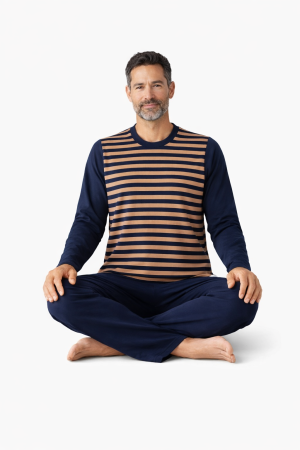 Pijama Bărbați Marin Bumbac [3]