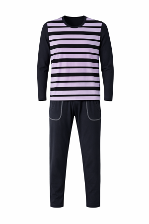 Pijama Bărbați Navy Lila [2]